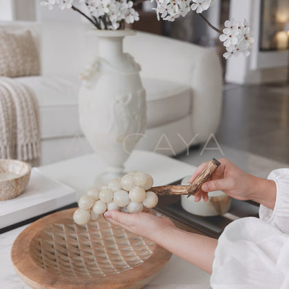 Dual Texture Jade Grapes Decor — Decorative Objects - main