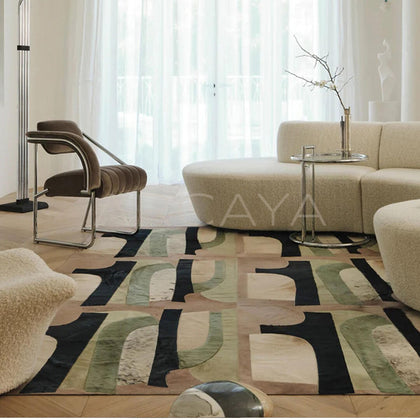 Showroom Color Rug - scene
