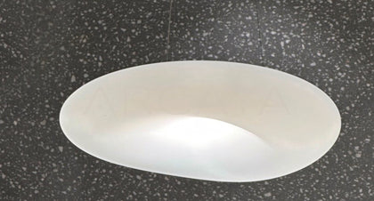 White Saucer Pendant Light 96065 - detail