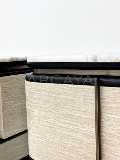Custom Master Bedroom Nightstand - detail