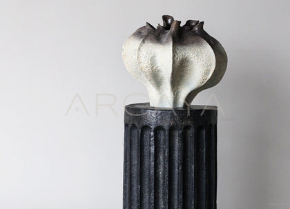 Wabi Sabi Hand Pinched Textured Ceramic Vase - scene