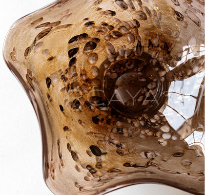 Hand Blown Glass Fruit Bowl - scene