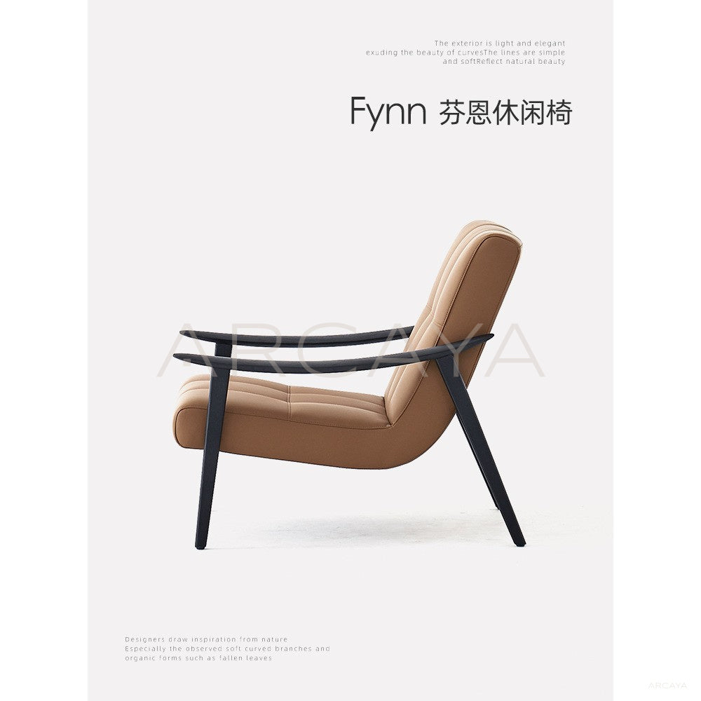Fynn Wood Lounge Chair in detail