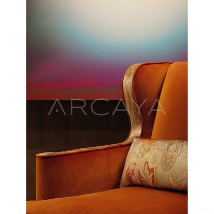 Legacy 28 Single Sofa Golden Orange - scene