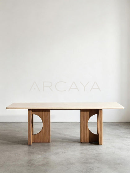Statement Dining Table - scene