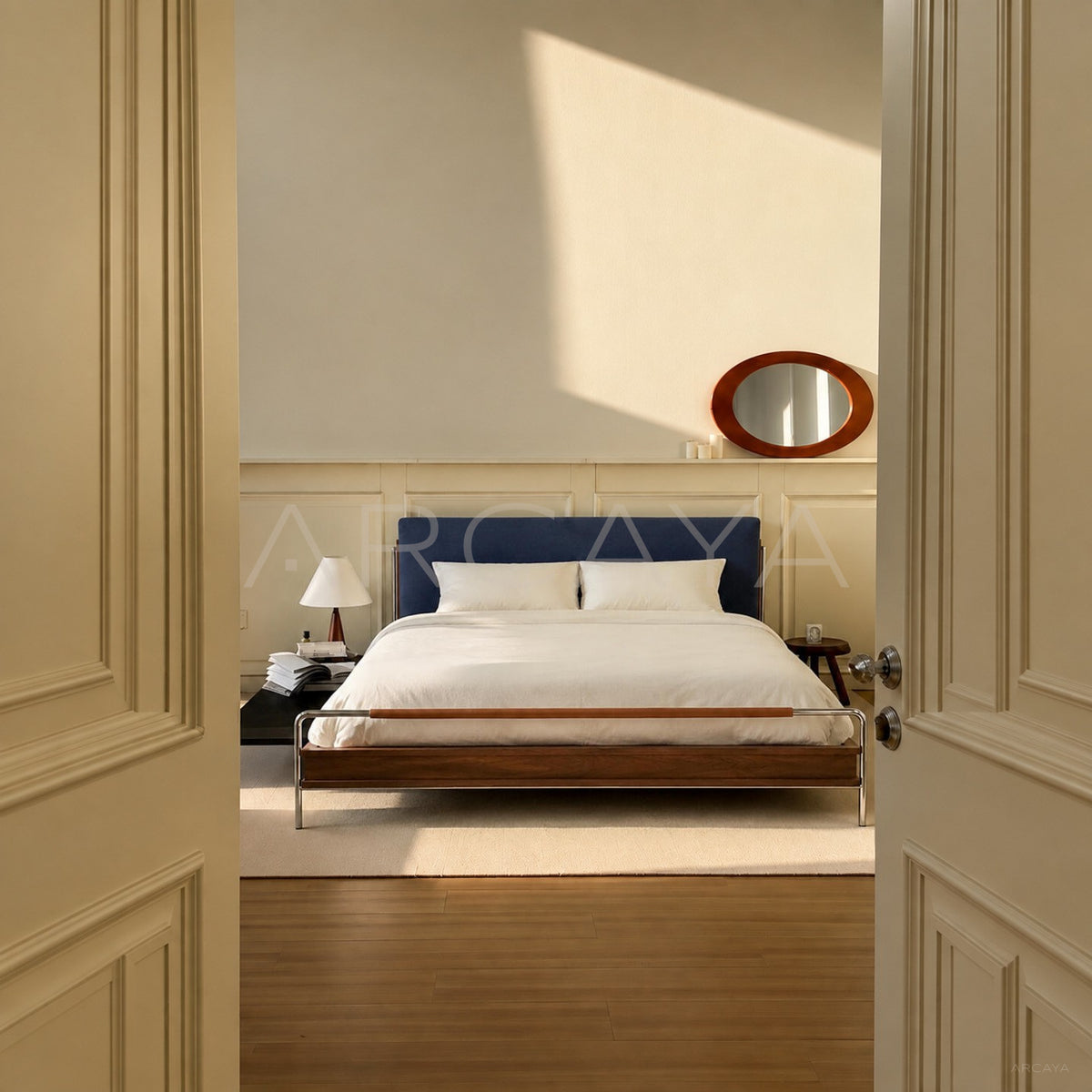 Leon Natural Material Bed - main