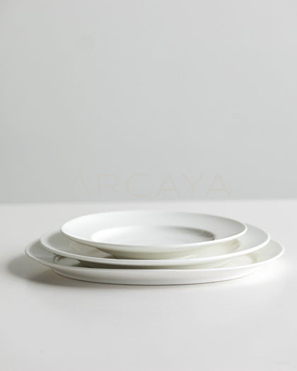 Sunxun Collab Plain Wide Rim Flat Plate - scene