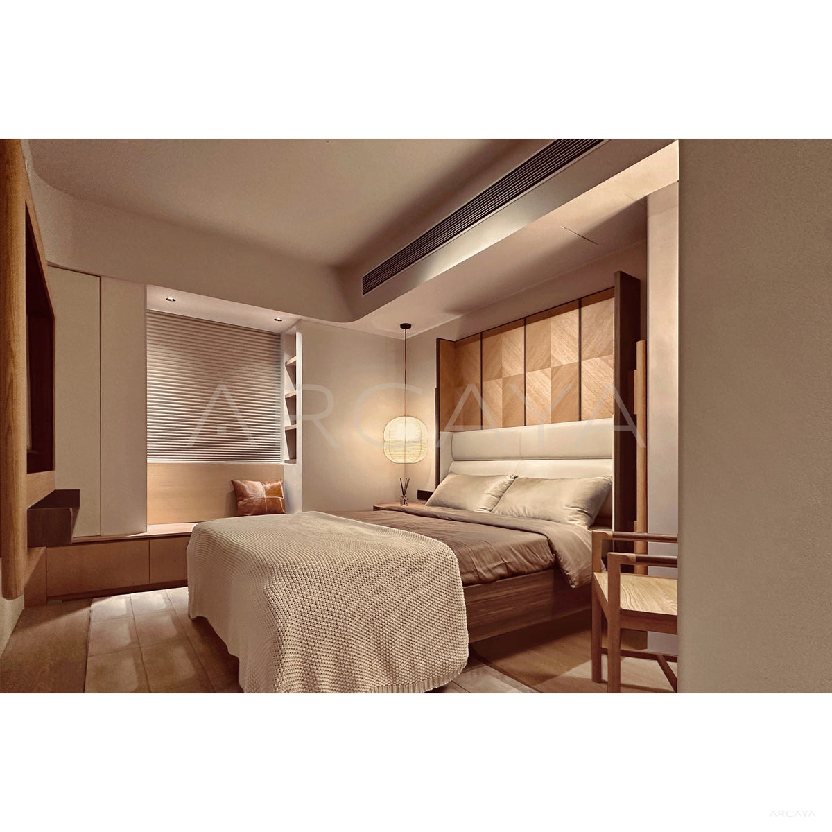 Tall Headboard Six Foot Bed in detail