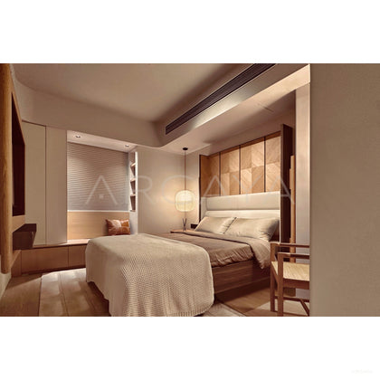 Tall Headboard Six Foot Bed - scene