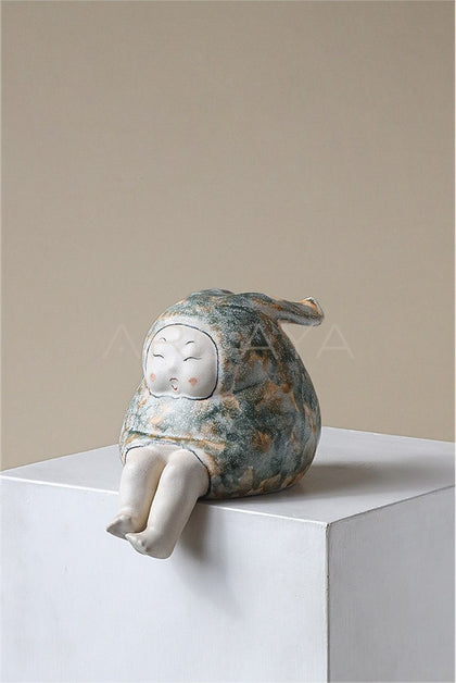 New Chinese Figure Ceramic Sculpture - scene