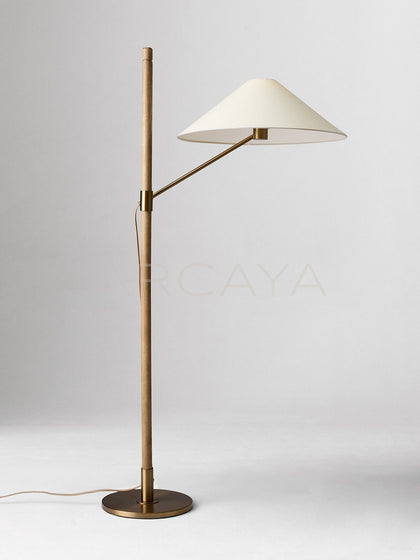 Swing Arm Fishing Floor Lamp - scene
