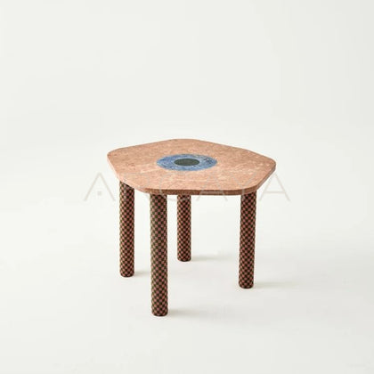 Yiduo Time Slice Marble Side Table - main