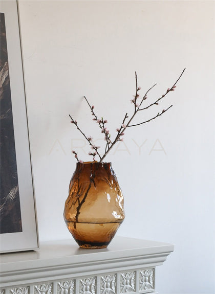 Modern Glass Hydroponic Vase - scene