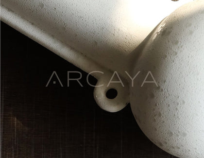 Double Ear Wabi Sabi Ceramic Vase Desktop - scene