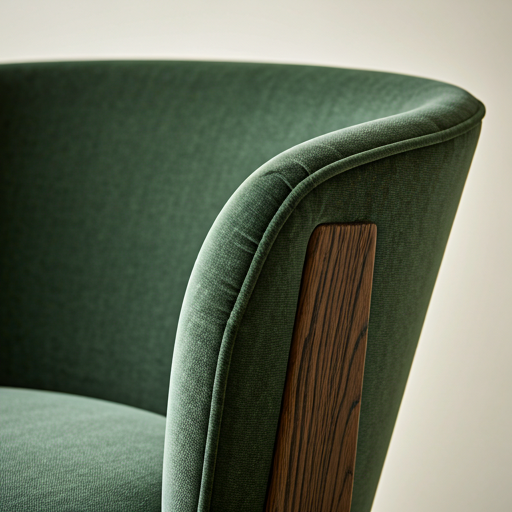 Bespoke seating in Italian velvet.