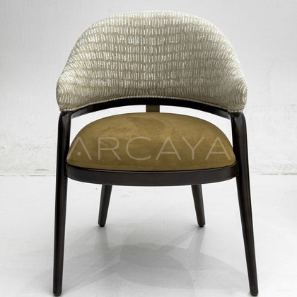 Solid Wood Upholstered Dining Chair - main