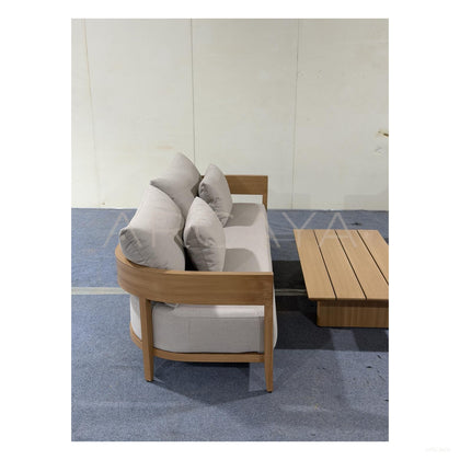 Balmain Aluminum Outdoor Sofa - scene