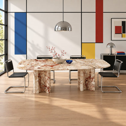 Brescia Marble Dining Table - scene