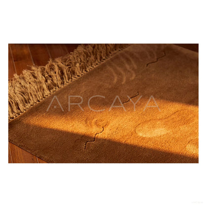 Caramel Fringe Rug Dsm P033 C01 - scene