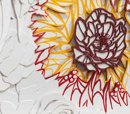 Mixed Media Wall Art 2503H0088 - detail
