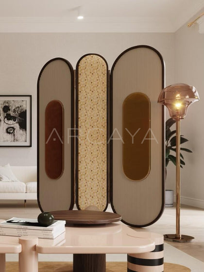 Magazine Style Living Room Folding Screen - scene