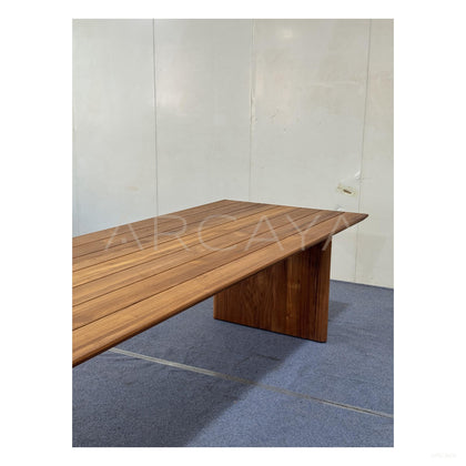 Balmain Burmese Teak Outdoor Dining Set - scene