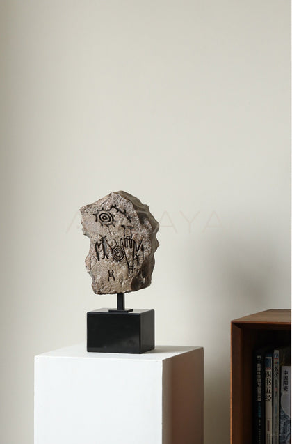 Mid Century Roman Fresco Sculpture - scene