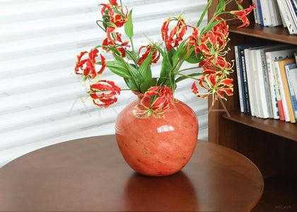 Glass Hydroponic Art Vase - scene