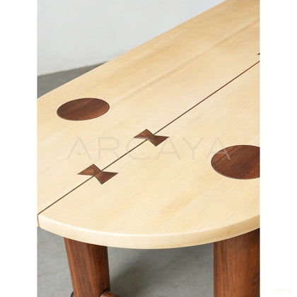 Rhye Oak Dining Table - scene