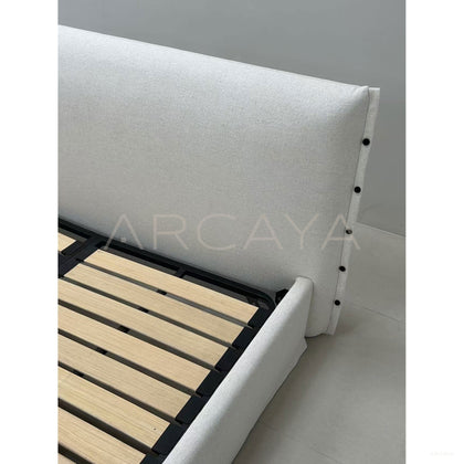 Designer Fabric Bed - scene