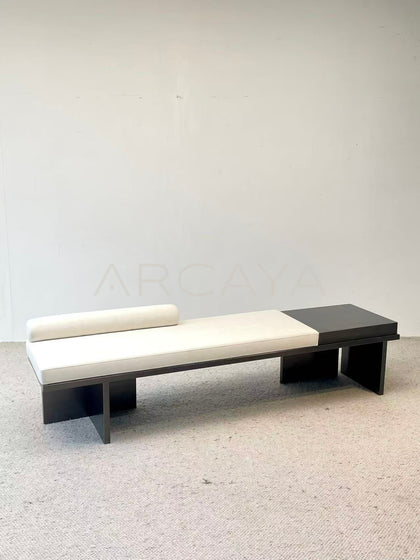 Modern Minimalist Bed End Bench - scene