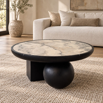 Geometric Poetic Coffee Table - scene