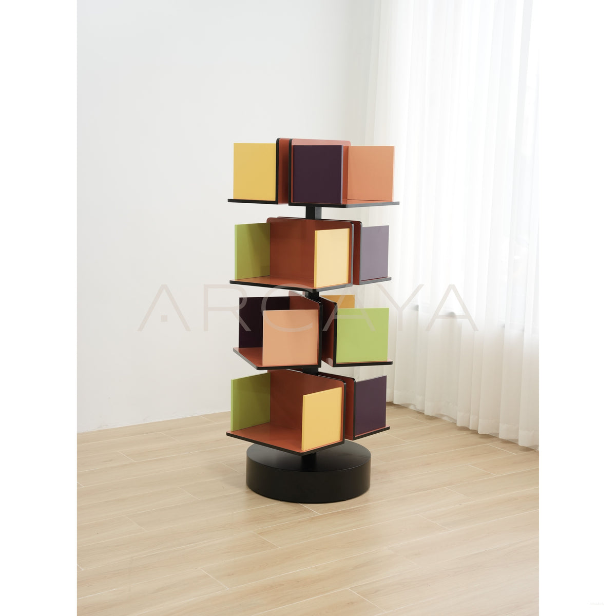 Yiduo Swirl Color Bookcase in detail