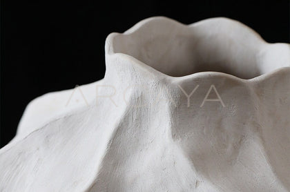 Jingdezhen Large Wabi Sabi Floor Vase - scene