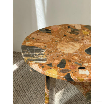 Terrazzo Mid Century Side Table - scene