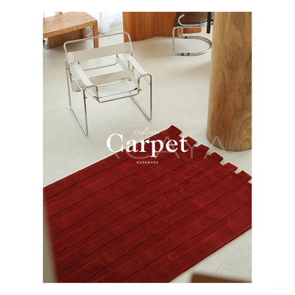 Crimson Corduroy Rug Dsm P002 C02 - scene