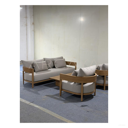 Balmain Aluminum Outdoor Sofa - scene