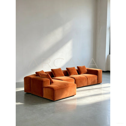 Understated Statement Sofa - scene