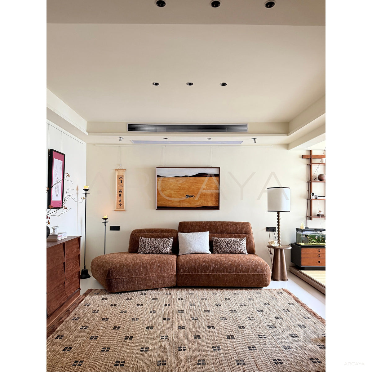 Small Space Irregular Sofa in detail