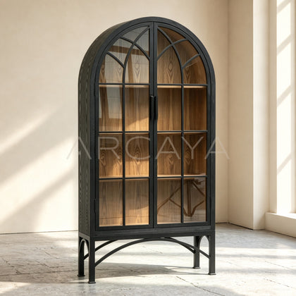 Arched Glass Cabinet - main