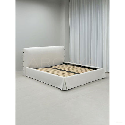 Designer Fabric Bed - scene