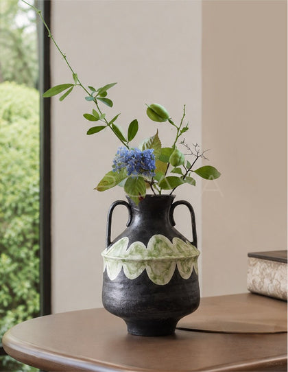 Dadan Double Ear Ceramic Vase Study - scene