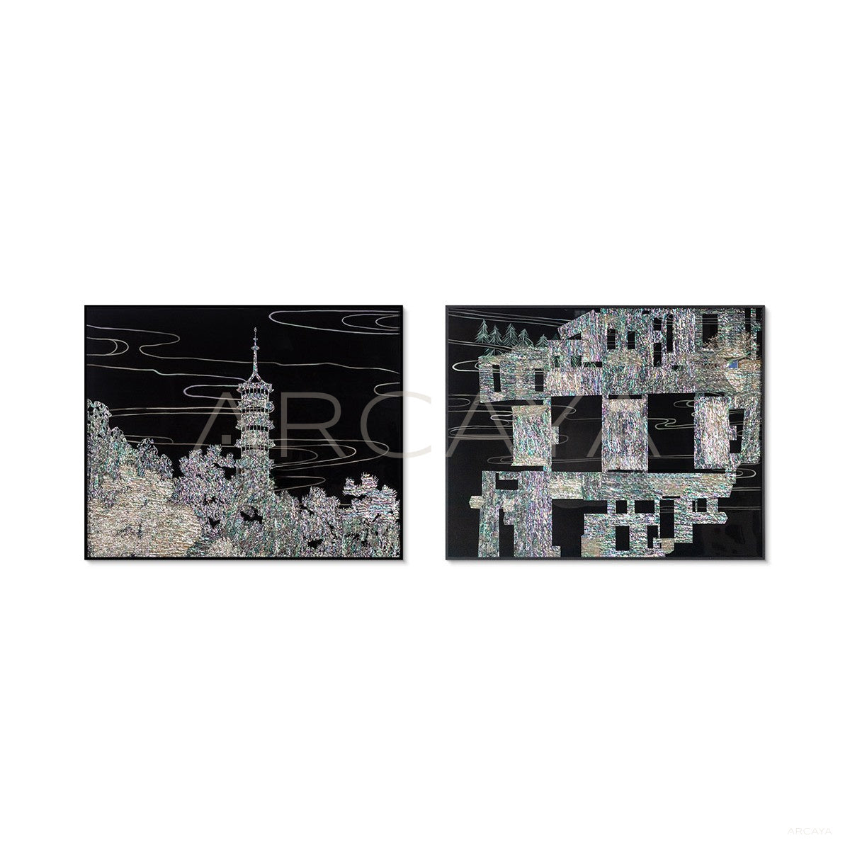 Wall Art Set 2411G0080 in detail