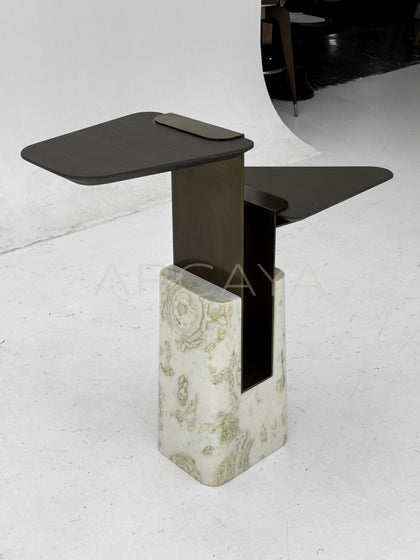 Sculptural Irregular Side Table - scene