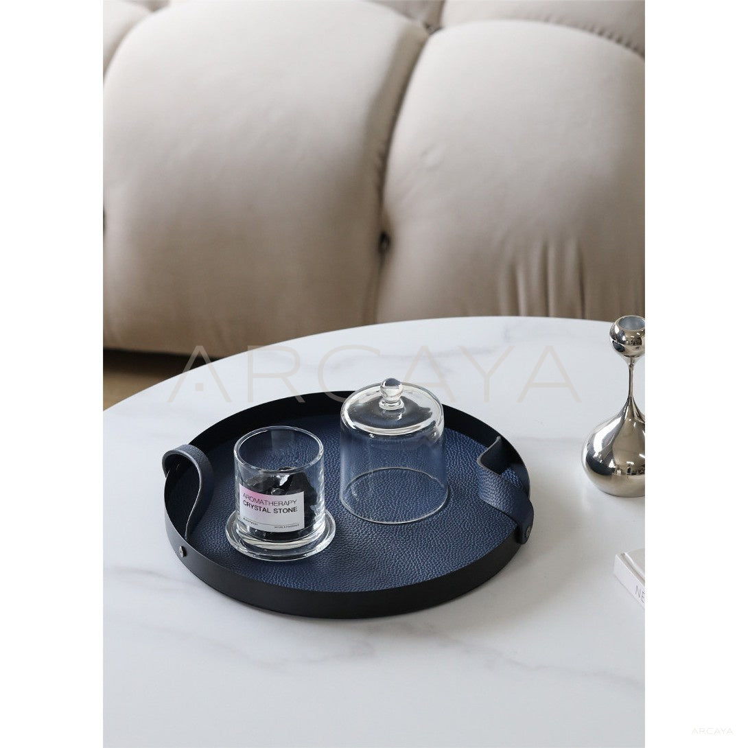 Leather Tray Showroom Decor in detail