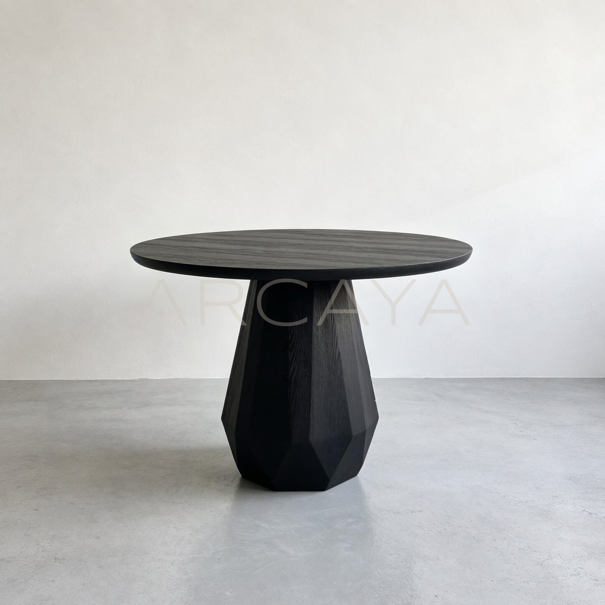 Ash Wood Round Dining Table - main