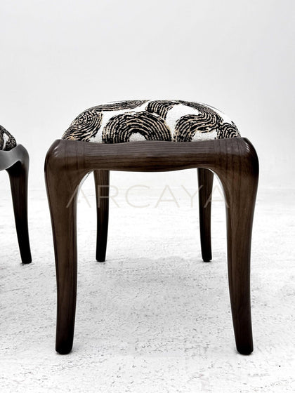 Solid Wood Lounge Chair - scene