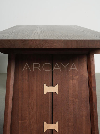 New Chinese Mortise Tenon Tea Table - detail