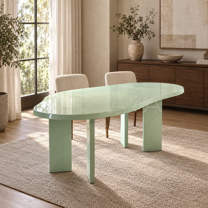Spring Mist Cloud Round Table - scene