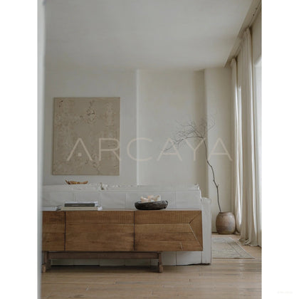 Reclaimed Wood Tv Stand - scene